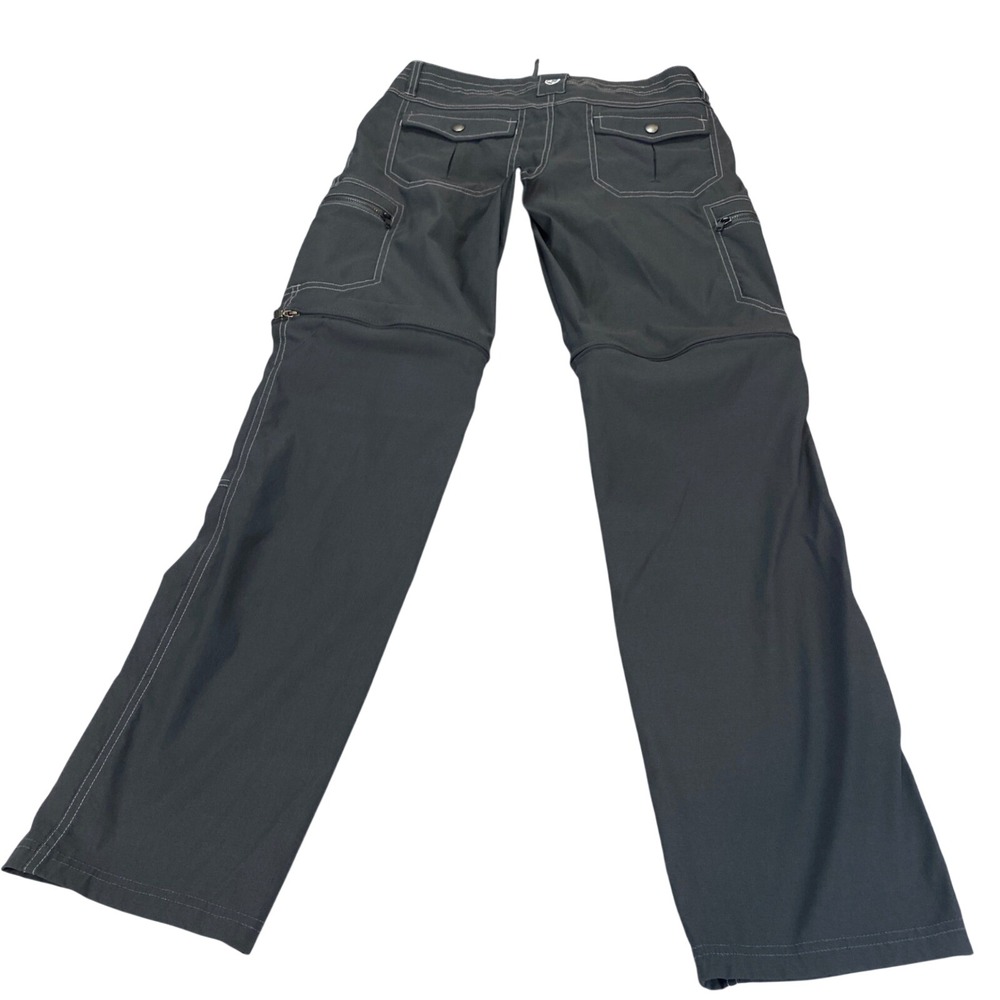 Kuhl Convertible Hiking Cargo Pants‎ Gray Zip Off Outdoor Womens 29x30.5